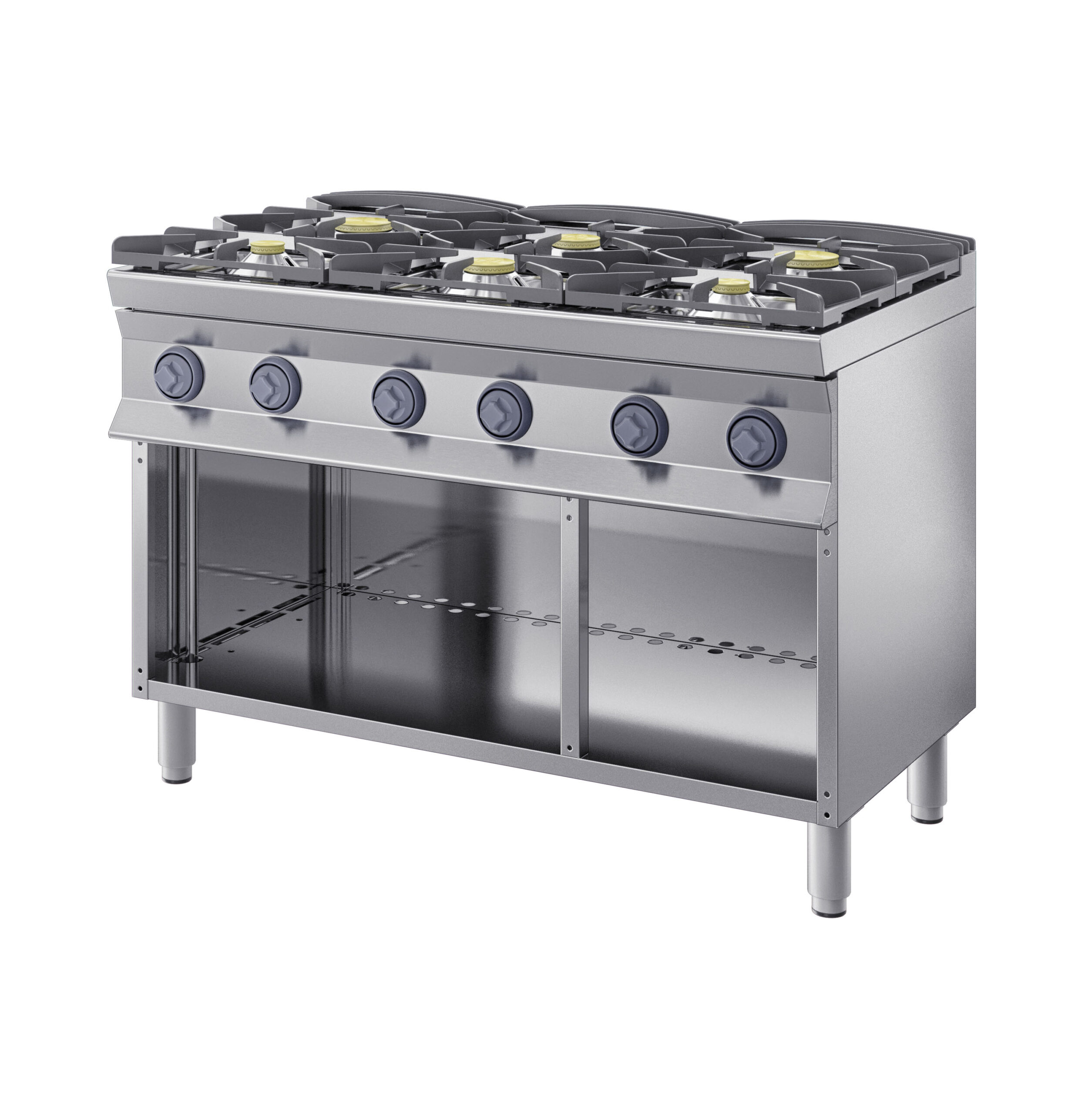 Oppici Cocina Italiana a Gas 6 quemadorescon Gabinete - Línea 900 1 Cocina a gas 6 quemadores