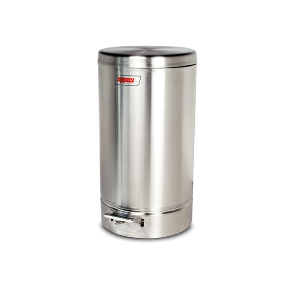 Basurero 22L de Tapa y Pedal Acero Inox 304