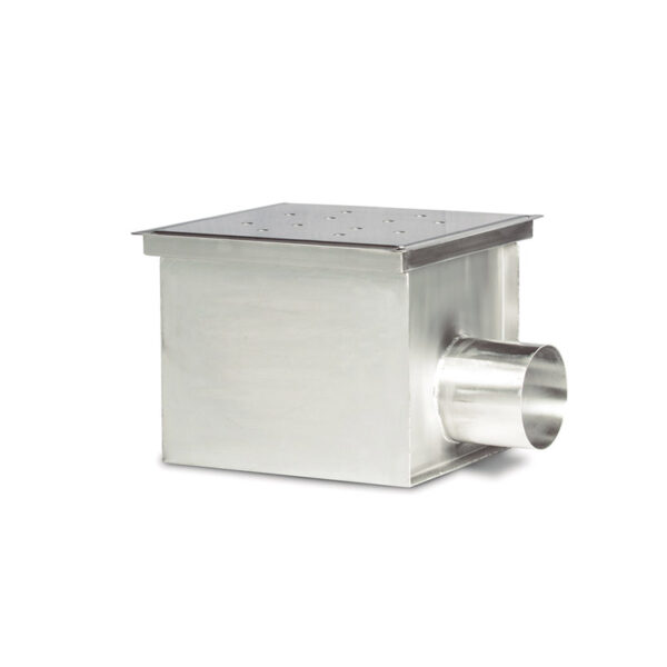 Desagüe Industrial Salida Horizontal 110mm Acero Inox 304