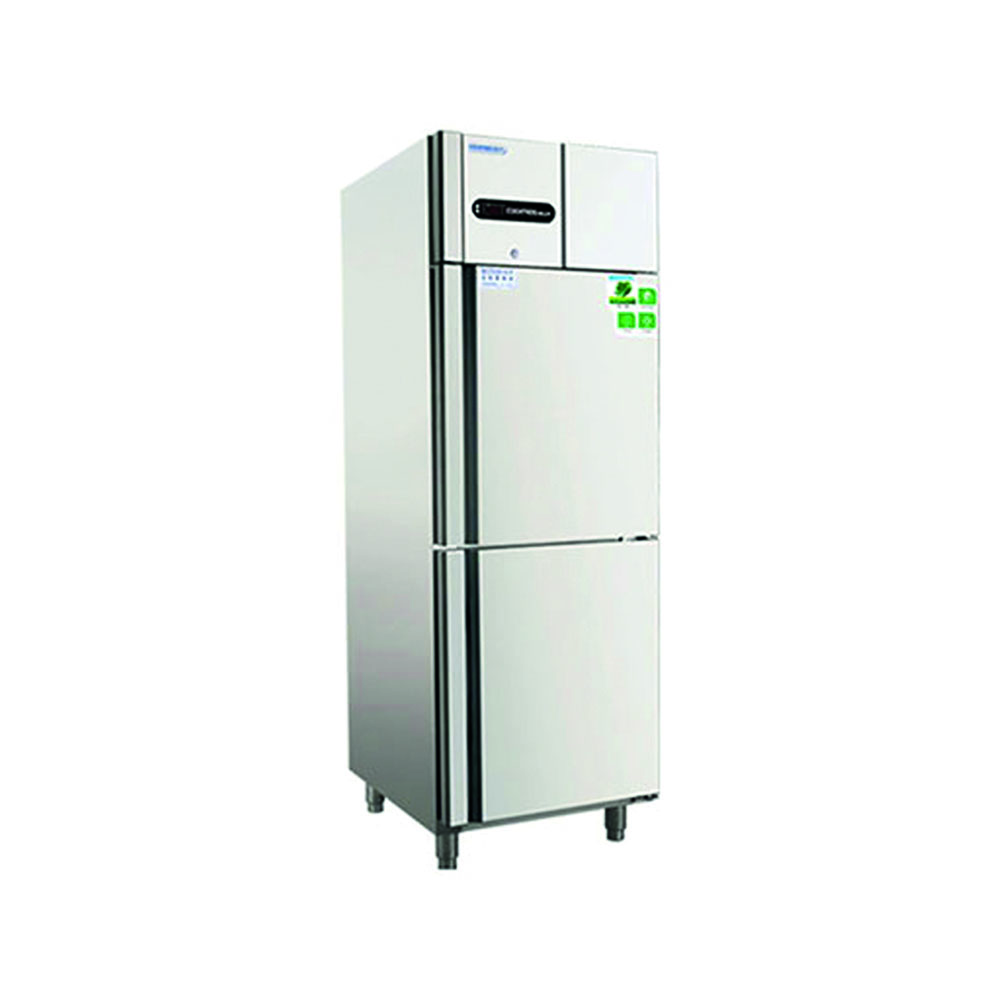 Oppici Congelador Freezer 250L/ Chiller Industrial 260L. Full Inox 304 - 2 Medias Puertas 1 Congelador Freezer 250L