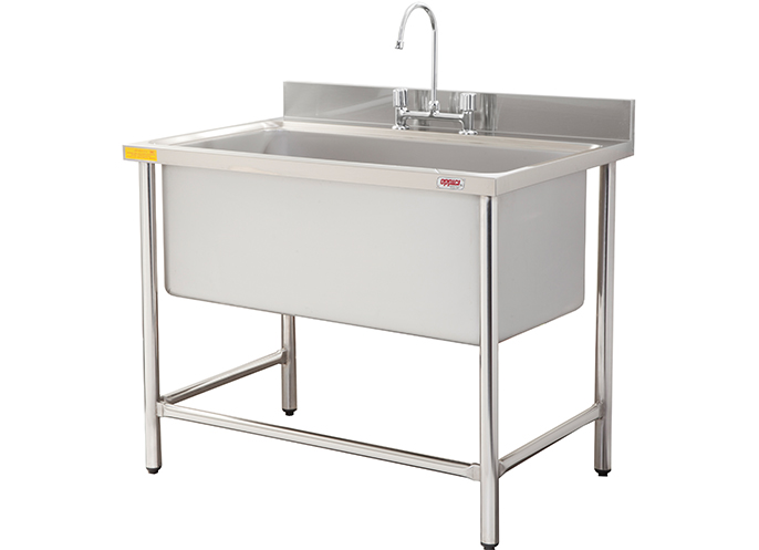 Oppici Lavafondo Coloso 1 Taza Acero Inox 304 - Línea Europea 1 Lavafondo Coloso 1 Taza Acero Inox 304 - Línea Europea