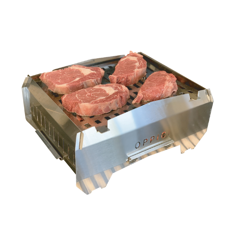 Oppici Parrilla A Carbón Individual Desarmable - Oppici - A Pedido 2 Parrilla A Carbón Individual Desarmable - Oppici - A Pedido - Imagen 2