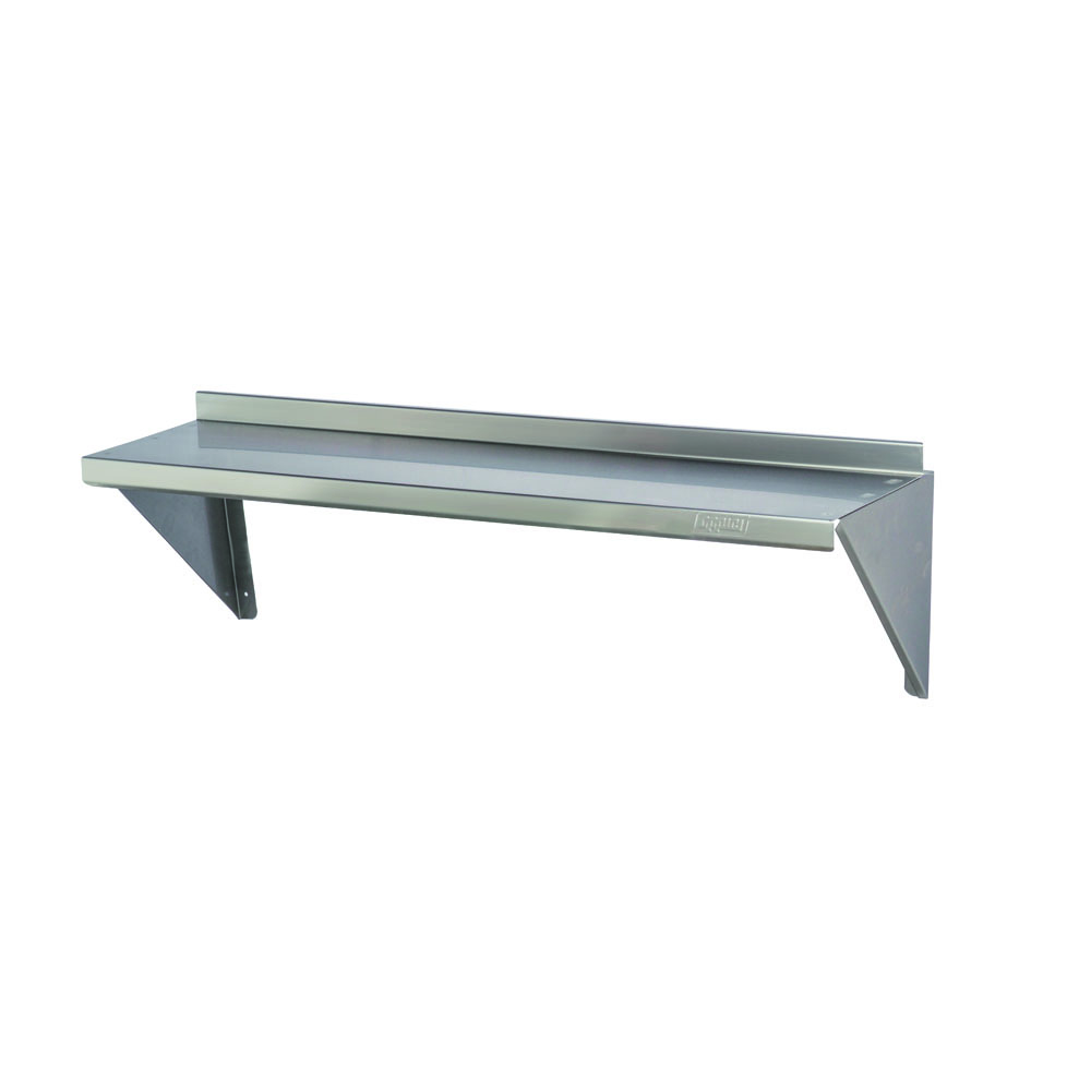 Oppici Repisa Mural Lisa 1.00mt Full Inox 304 - Oppici - A Pedido 1 Repisa mural Lisa 1.00mt.