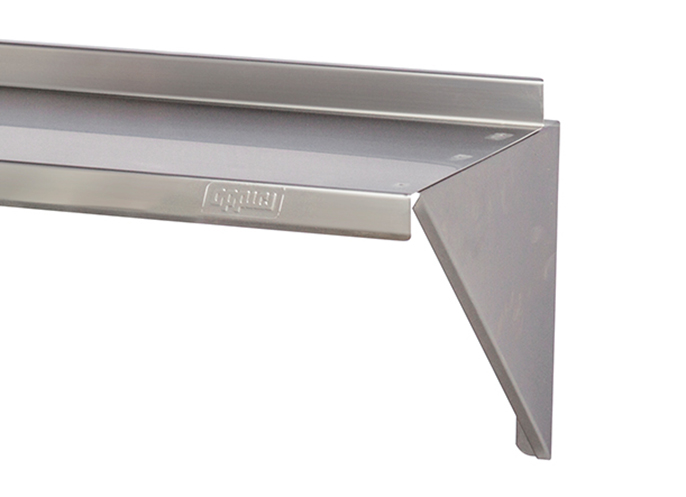 Oppici Repisa Mural Lisa 1.00mt Full Inox 304 - Oppici - A Pedido 3 Repisa Mural Lisa 1.00mt Full Inox 304 - Oppici - A Pedido - Imagen 3