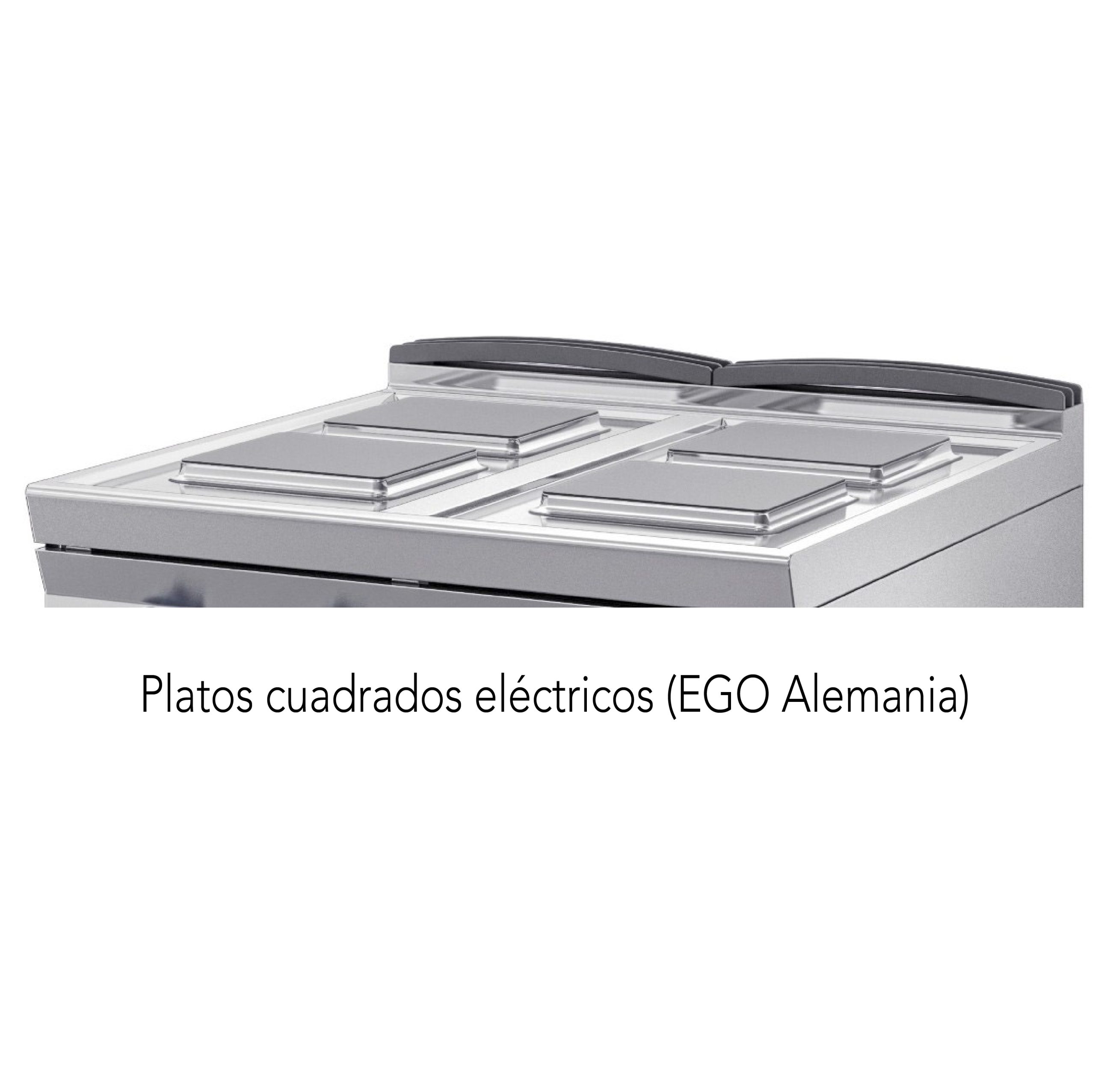 Oppici Cocina Italiana Eléctrica 4 Platos Cuadrados 30cm + Horno - Línea 900 2 Cocina Italiana Eléctrica 4 Platos Cuadrados 30cm + Horno - Línea 900 - Imagen 2