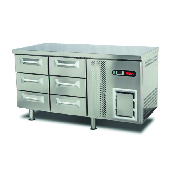 MESÓN REFRIGERADO 260L 6 CAJONES