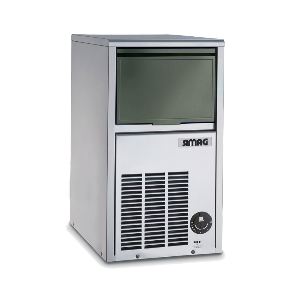 Oppici Máquina Italiana Fabricadora De Hielo 31kg/Día Bin 8.5kg - Full Inox. 304. 2 Máquina fabricadora de Hielo 31Kg