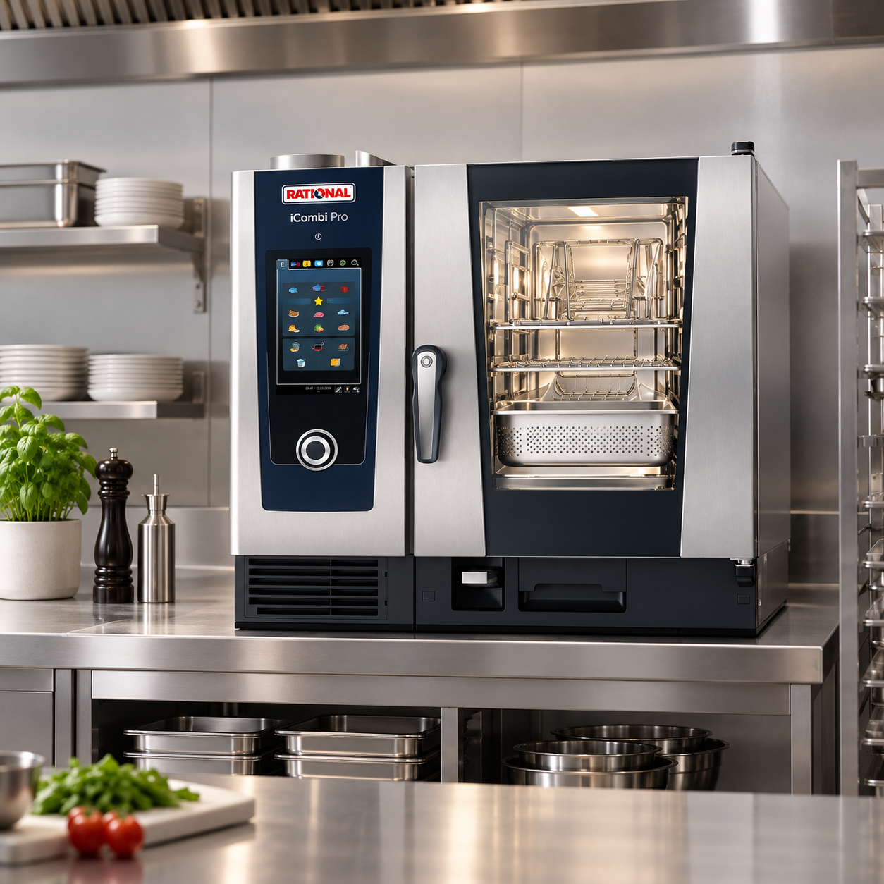 Oppici Horno Rational 6GN 1/1 combinado iCombi Pro a Gas 1 Horno Rational 6GN 1/1 combinado iCombi Pro a Gas