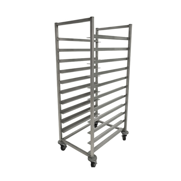 Carro Bandejero, 12 Bandejas Inox. (requiere armado)