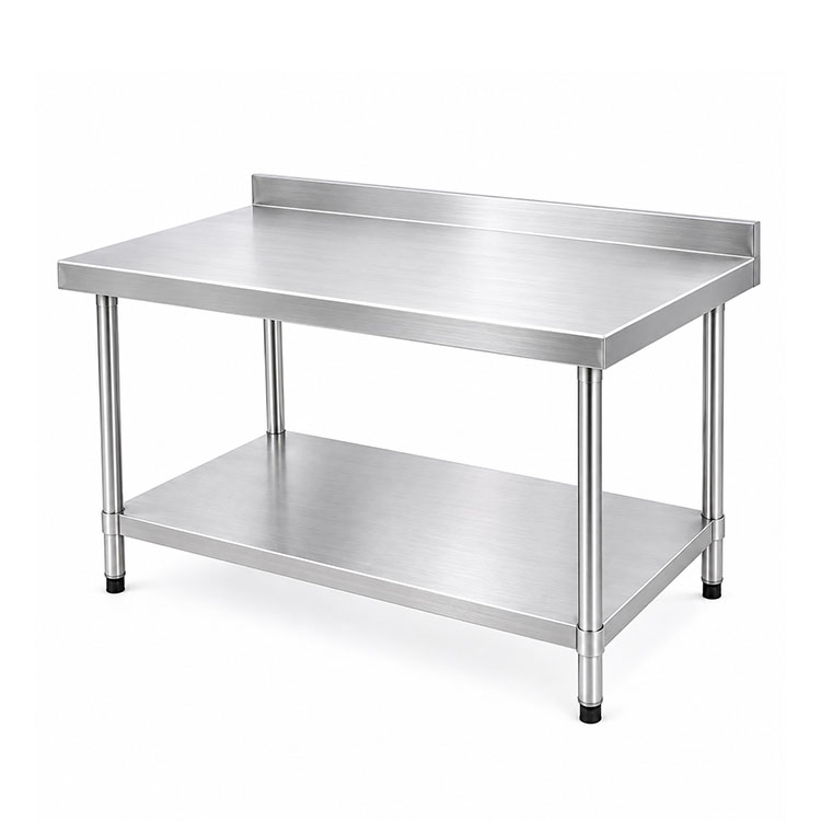 Oppici Mesón De Trabajo Mural 120cm Inox. Línea Rímini (requiere armado) 2 Mesón De Trabajo Mural 120cm Inox. Línea Rímini (requiere armado) - Imagen 2