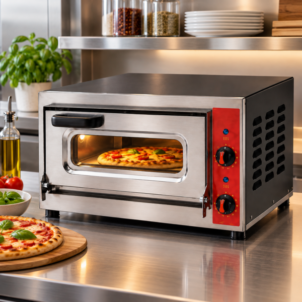 Horno Pizzero Italiano Eléctrico para 1 Pizzas de 40cm XS